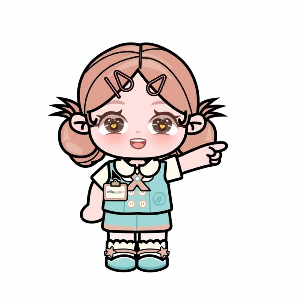 Pointing Mascot