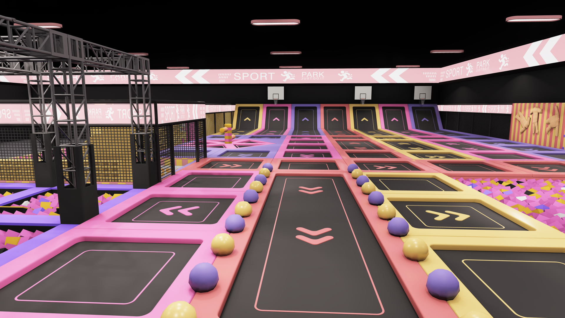 Solutions de Parc de Trampolines - NinescapeLand